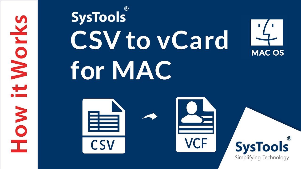 convert .vcf to .csv for mac